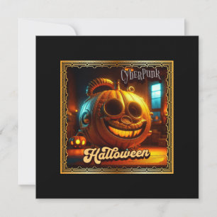 INVITACIÓN CYBERPUNK HALLOWEEN PUMPKIN