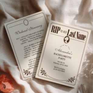 Invitación D.E.P. a su apellido Periódico