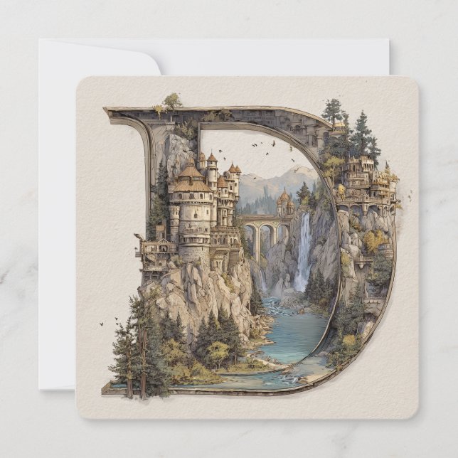 Invitación D with Castles in the Sky Storybook (Anverso)