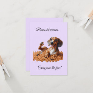 Invitación Dachshund Fiesta