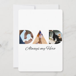 Invitación DAD: Siempre mi héroe