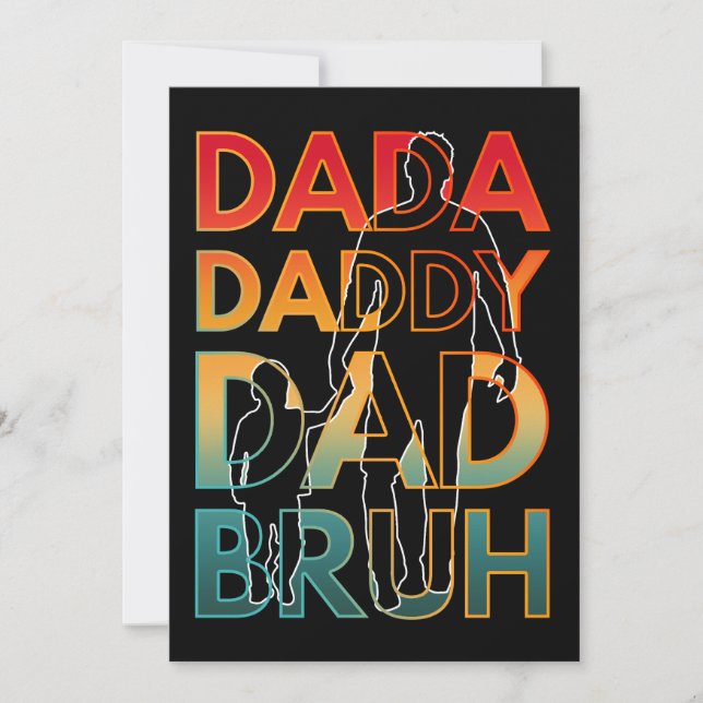 INVITACIÓN DADA PAPÁ PAPÁ BRUH (Anverso)