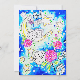 Invitación Dados & Rosas