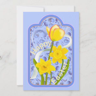 Invitación Daffodils y Tulip
