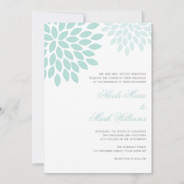 Invitación Dahlias Boda