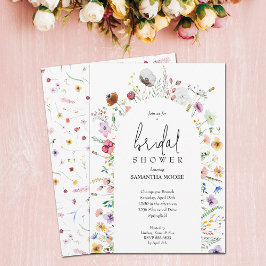 Invitación Dainty Wildflower Bridal Shower