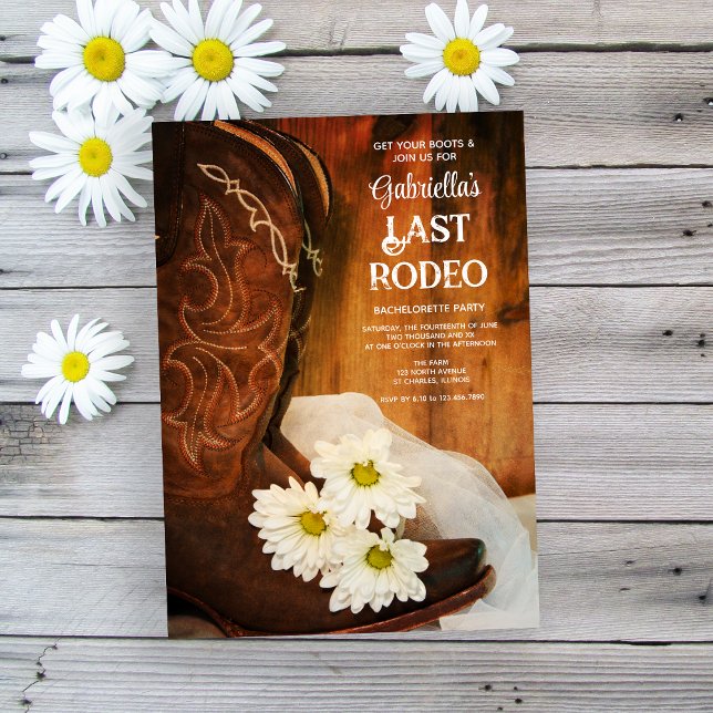 Invitación Daisies Blancos Saltan En La Última Fiesta De La B (Subido por el creador)