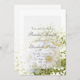 Invitación Daisies en amor - Bouquet Editable Bridal Shower