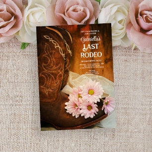 Invitación Daisies Rosa Arranca La Última Fiesta De La Bachel