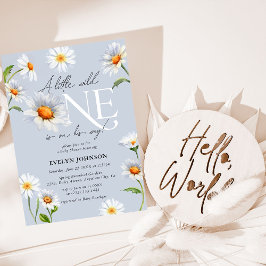 Invitación Daisy 'A Little Wild One' Boy Baby Shower