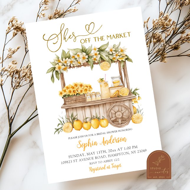 Invitación Daisy and Lemon está fuera de la ducha de novias e (Subido por el creador)