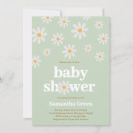 Invitación Daisy Baby Shower