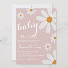 Invitación Daisy Baby Shower
