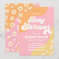 Daisy Baby Shower Boho Hippy Vibes Baby Shower
