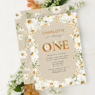 Invitación Daisy está convirtiendo una terracota en el primer