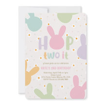 Daisy Floral Bunny 2º cumpleaños