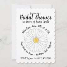 Daisy Flower Bridal Baby Shower Floral Garden