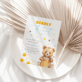 Invitación Daisy, Honey & Baby Bear Baby Shower