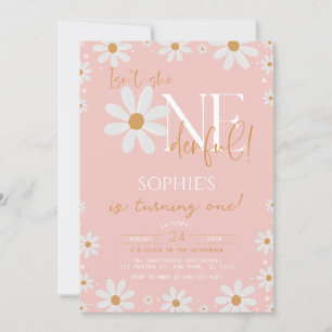 Invitación Daisy no es ella un cumpleaños maravilloso del Boh