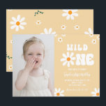 Invitación Daisy Wild One First Birthday Fiesta Boho Foto<br><div class="desc">Daisy Wild One Primer Fiesta de cumpleaños Boho Photo Invitation ¿Buscando una invitación linda y divertida para el cumpleaños de los chicas? ¡No te preocupes! ¡Sólo edita texto y personaliza tu propia tierna invitación con foto!</div>
