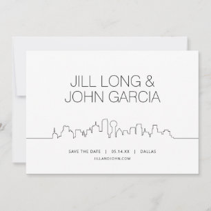 Invitación Dallas Save the Date