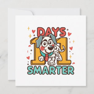 Invitación Dálmata 101 Días Más Inteligente