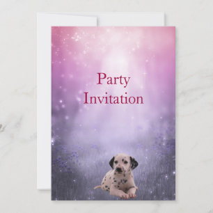 Invitación Dálmata en el Parque