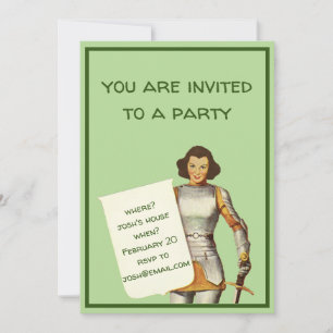 Invitación Dama Caballero Morena