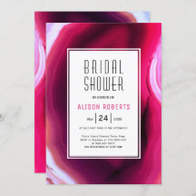 Dama de novias boda de agujereado rosa de Fuchsia