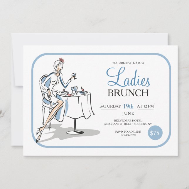 Invitación Damas Brunch (Anverso)