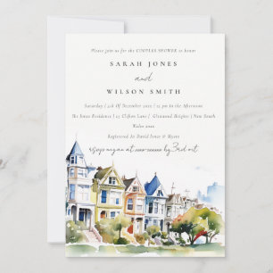 Invitación Damas de San Francisco Pintadas Scape Parejas Duch