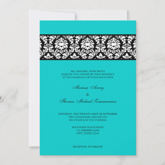 Invitación Damasco (Anverso)