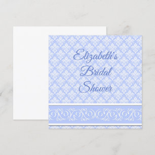 Invitación - Damásco Azul Wedgewood