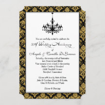 Damasco Negro, Dorado, Candil 50 Aniversario