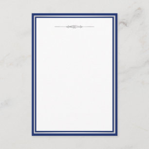 Invitación Damask Azul Real