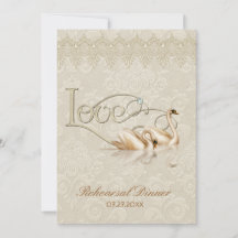 Damask Swan Elegance Ivory - Cena ensayada