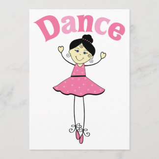 Invitación Dance Ballerina