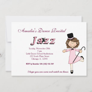 Invitación Dance Considerando