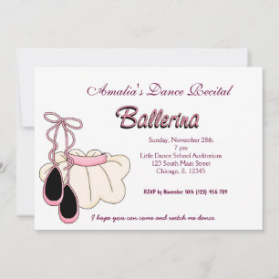 Invitación Dance Considerando