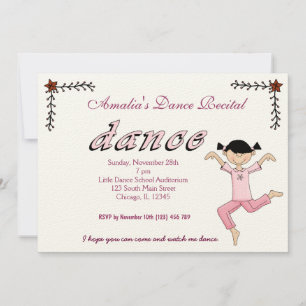 Invitación Dance Considerando