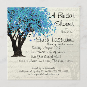 Invitación Dancing Blooms Tree Briower