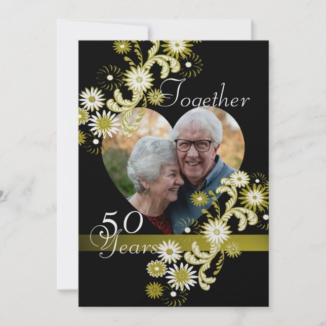 Invitación Dancing Daisies/ 50º Aniversario (Anverso)