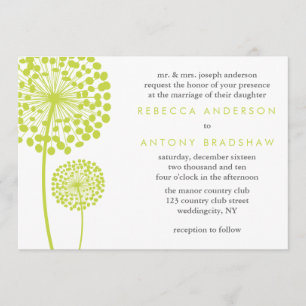 Invitación Dandelion quiere Boda