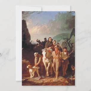Invitación Daniel Boone escoltando colonos
