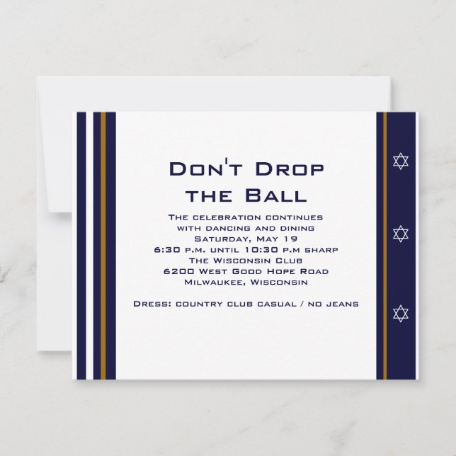 Invitación Daniel Jake Personalizado (Anverso)