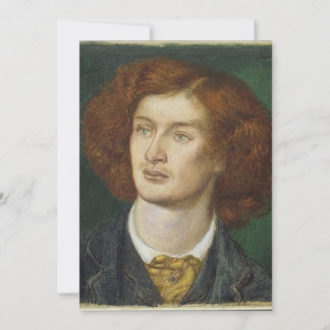 Invitación Dante Gabriel Rossetti - Algernon Charles Swinburn (Anverso)