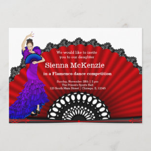 Invitación Danza flamenca
