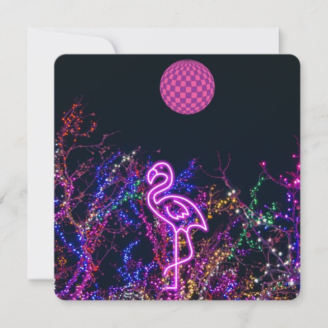 Invitación Danza flamenca en el fiesta. (Anverso)