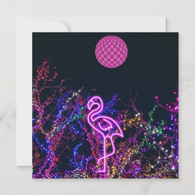 Invitación Danza flamenca en el fiesta. (Anverso)