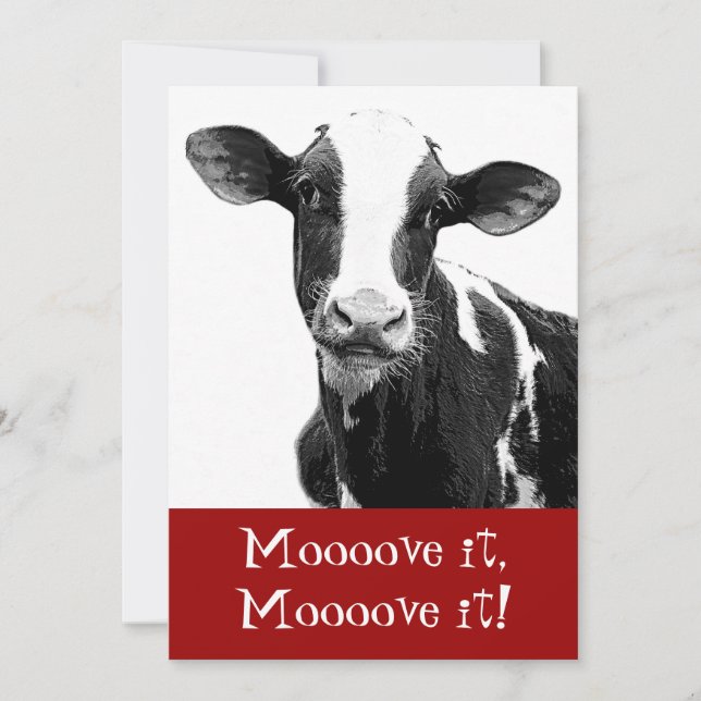 Invitación Danza hasta que vuelven a casa las vacas - fiesta (Anverso)